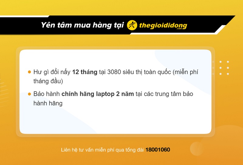 Ch&iacute;nh s&aacute;ch bảo h&agrave;nh laptop tại TGDĐ